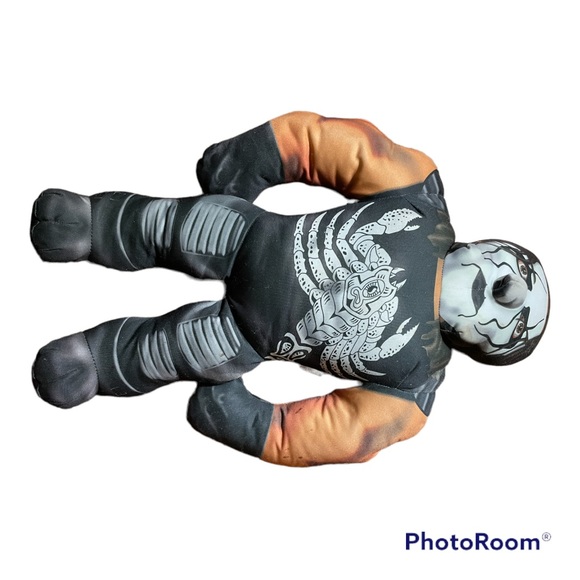 Vintage 1998 WCW Wrestling Sting Battery Talking Plush Doll Pillow Pal Toy Biz - Picture 5 of 7